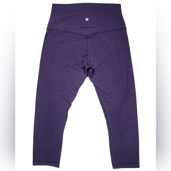 Lululemon Align Crop 21" Dark Court Purple Leggings Size 8 - Picture 4 of 9